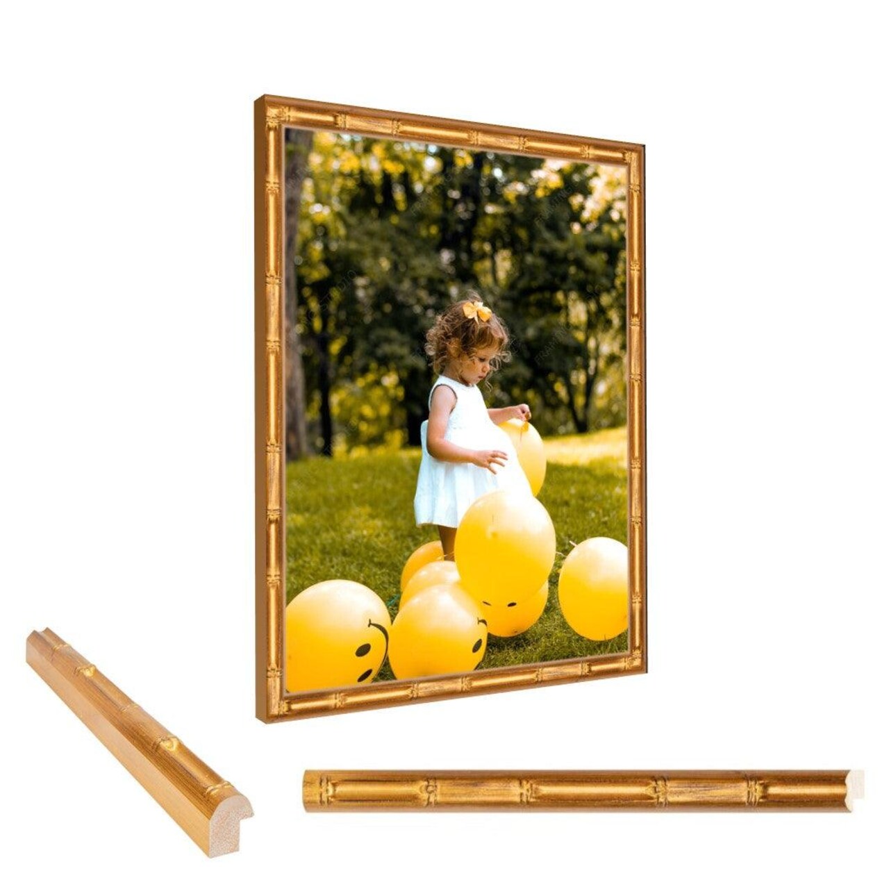 Gold Bamboo Picture Frames Gallery Wall Hanging Size 8x10 Frame gold-bamboo-picture-frames-gallery-wall-hanging-size-8x10-frame